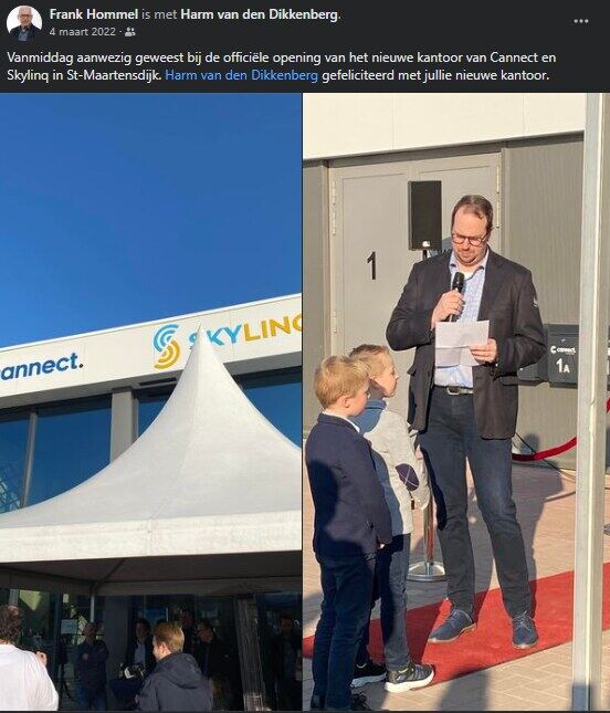 Officiële opening van het nieuwe kantoor – Frank Hommel op Facebook